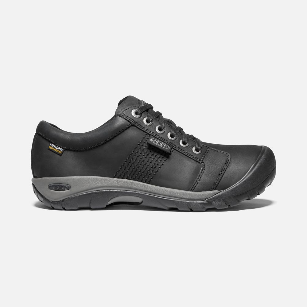 Keen Spor Ayakkabı Erkek Siyah - Austin Waterproof - Türkiye XPNA56417